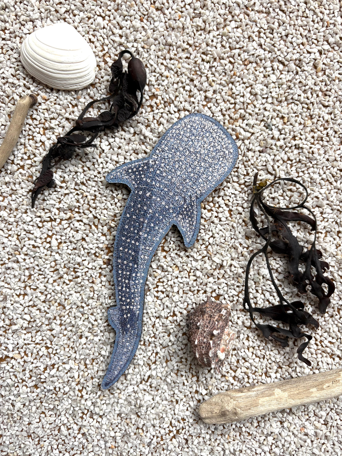 Whale shark cork bookmark