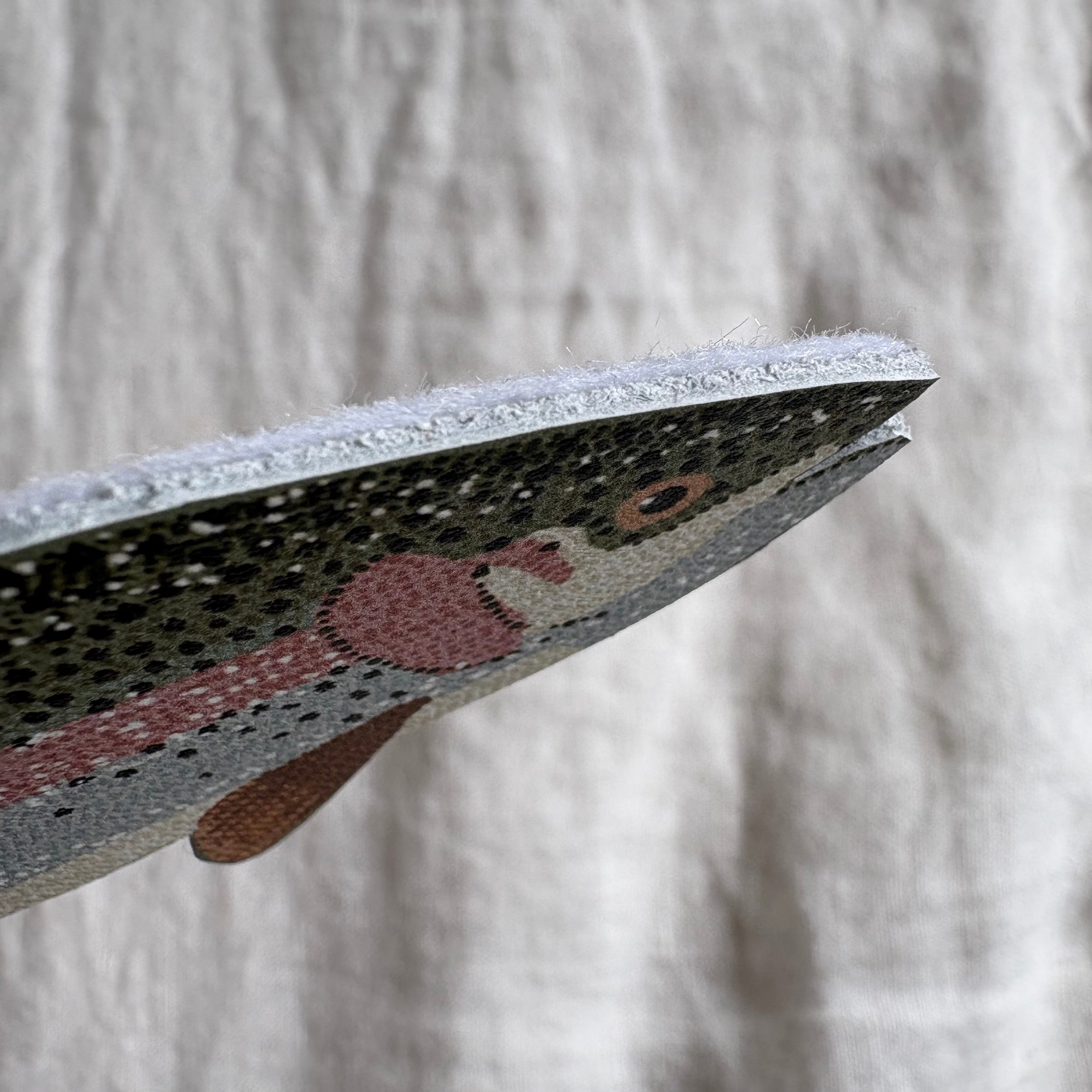 Rainbow Trout Leather Bookmark