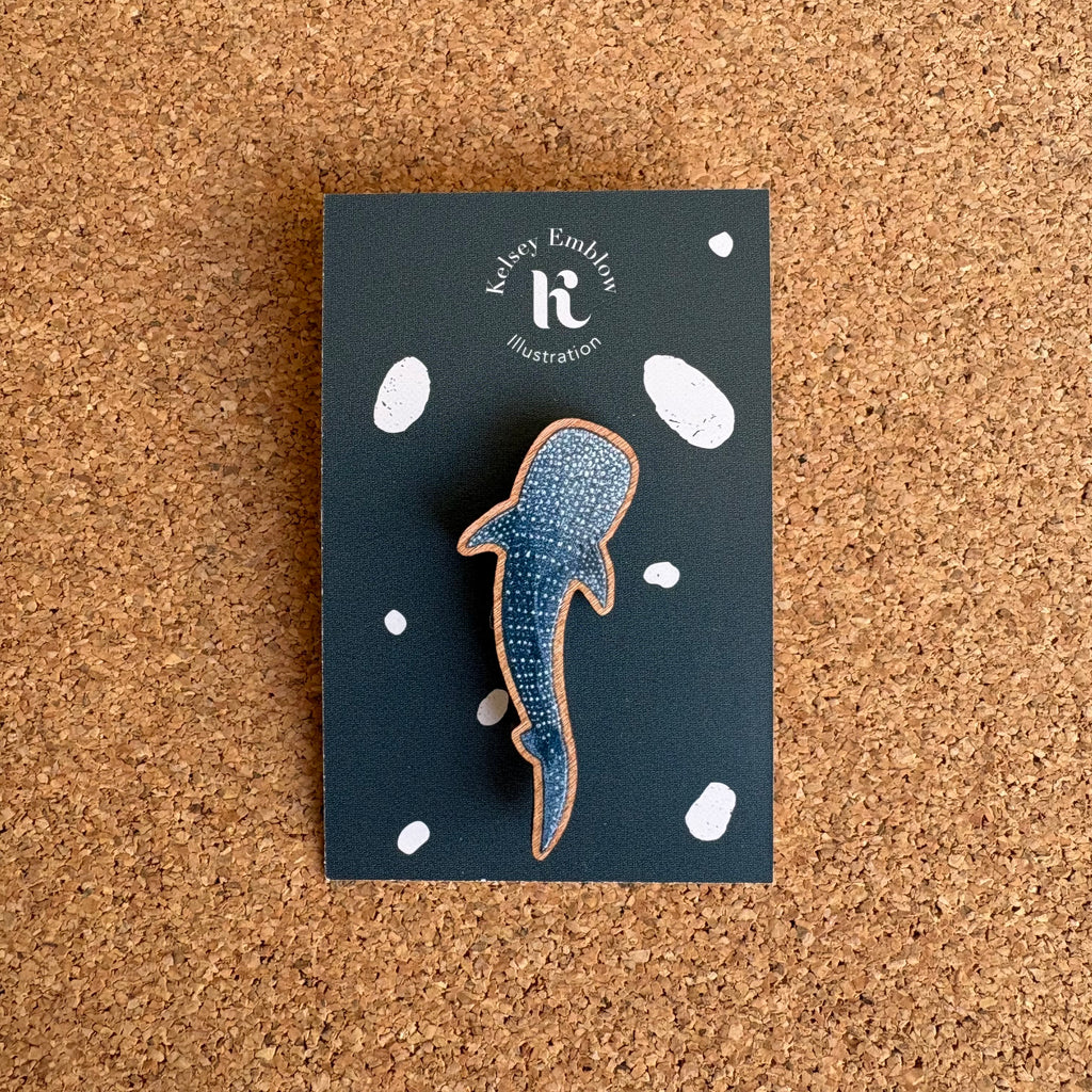 Whale Shark Pin Badge