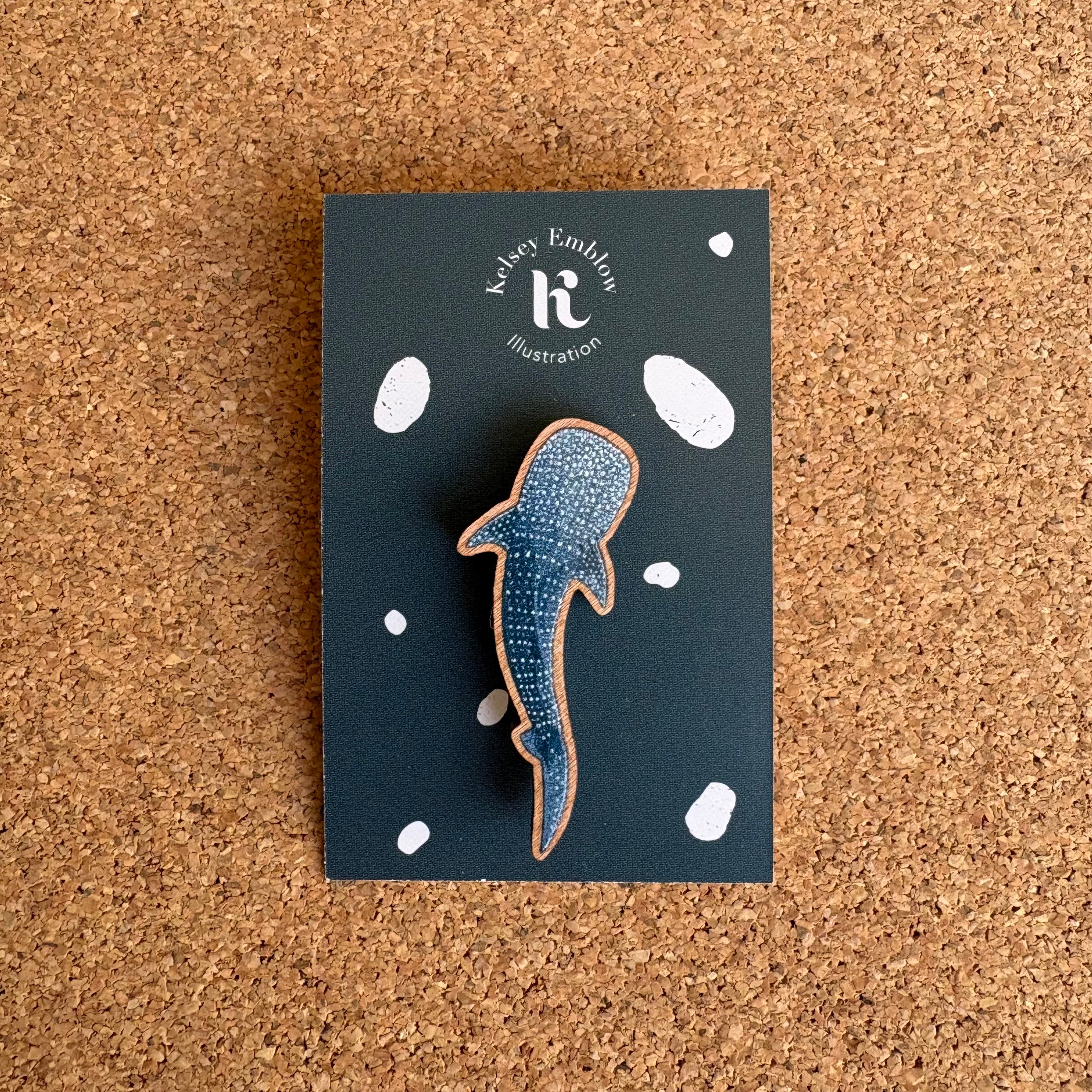 Whale Shark Pin Badge
