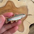 Rainbow Trout Pin Badge