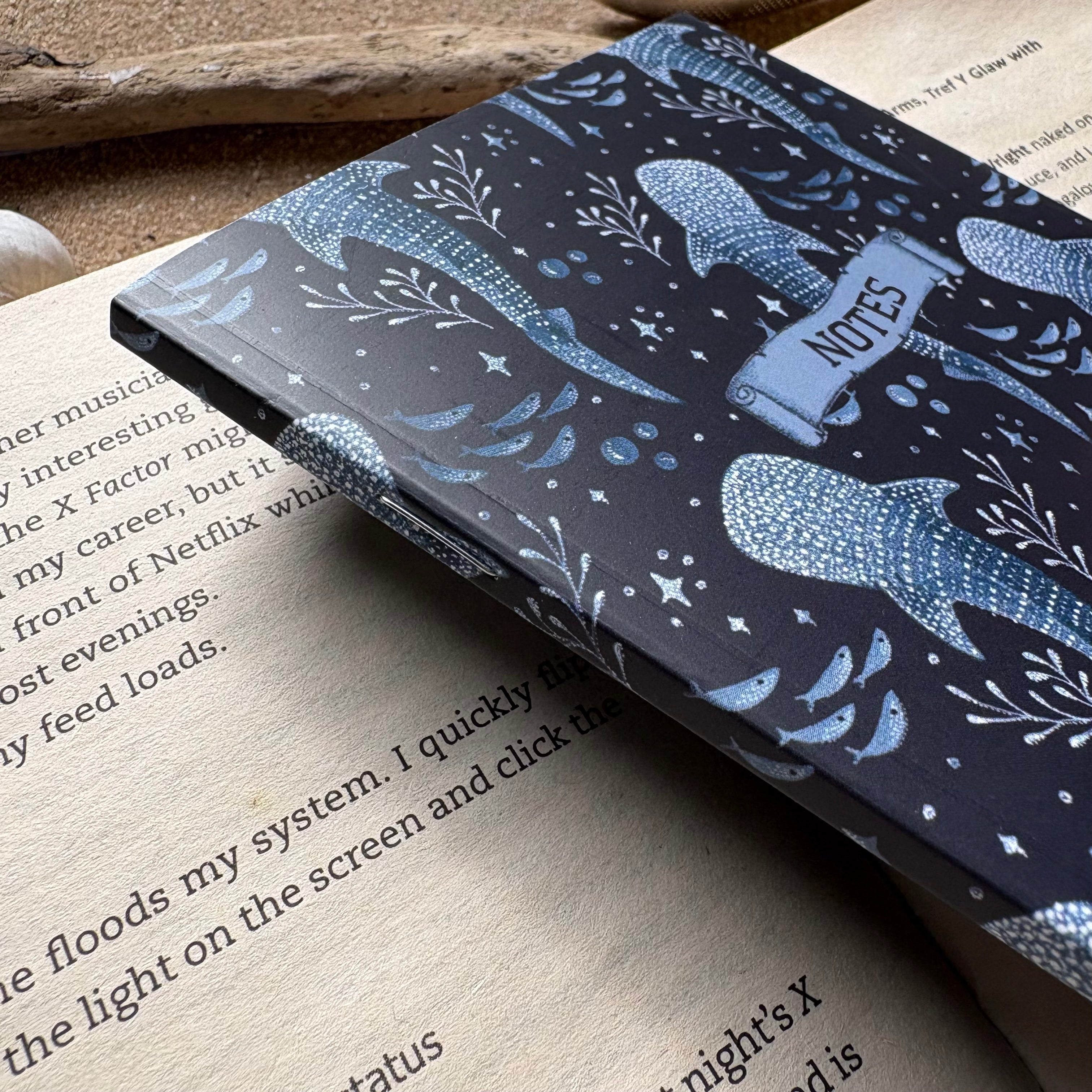 Whale shark A6 lined notebook