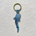 Whale Shark Leather Keyring
