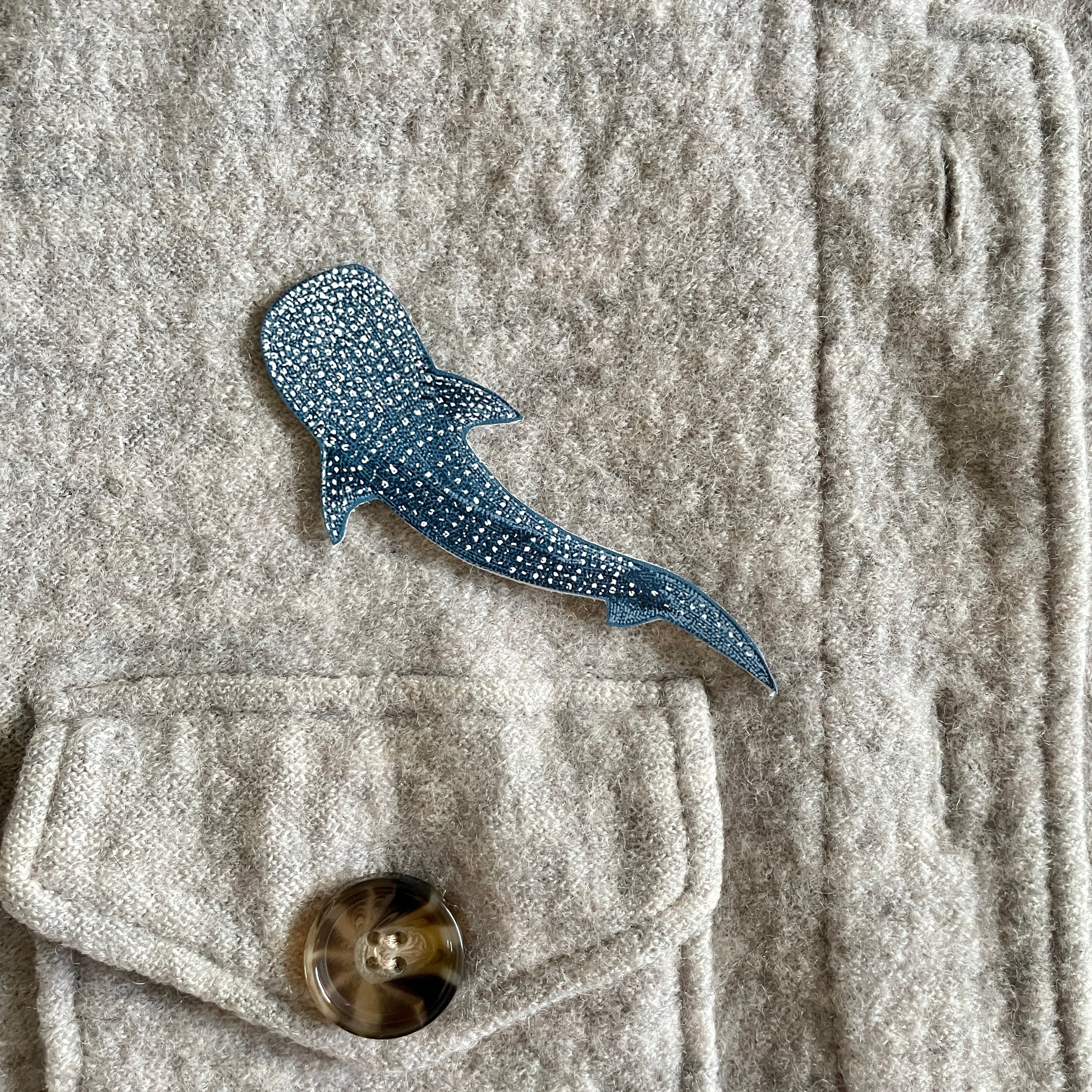 Whale Shark Iron On Patch