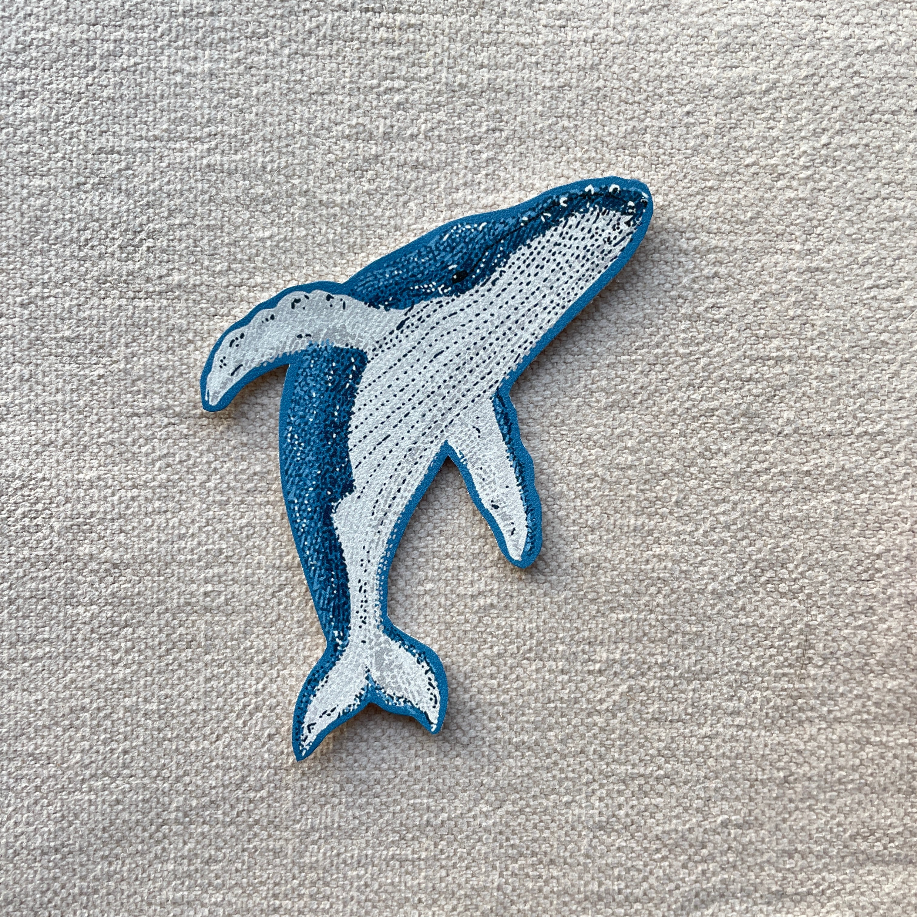 Humpback Whale Iron on Patch