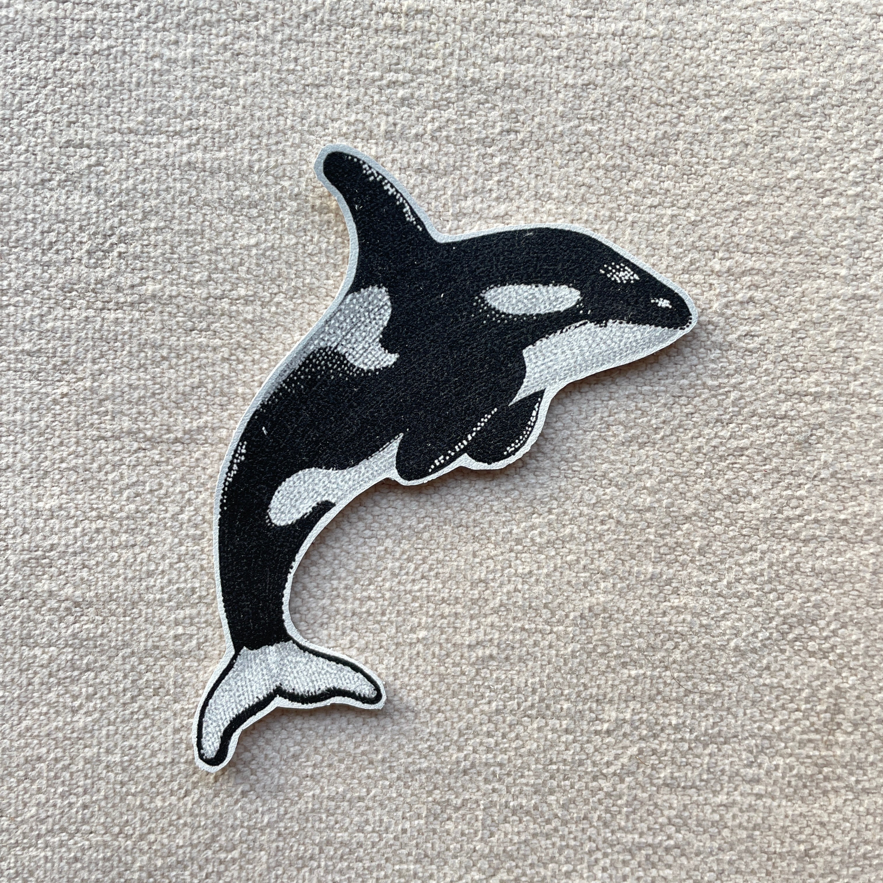 Orca Iron on Patch
