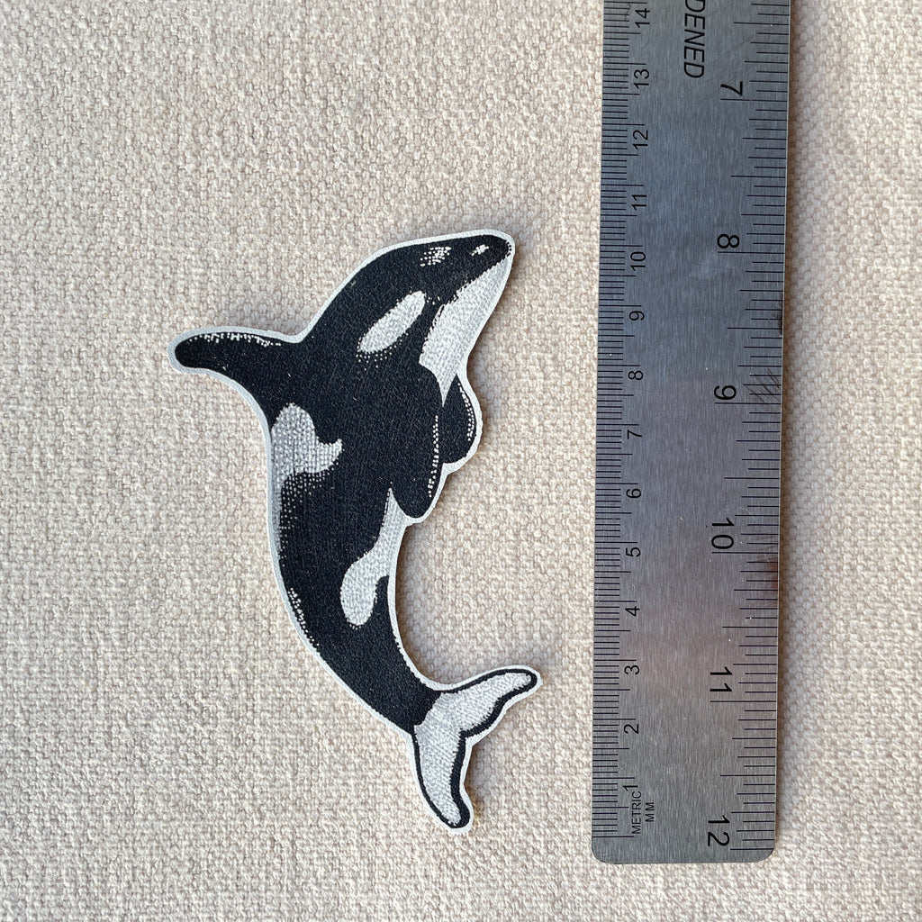 Orca Iron on Patch