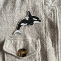 Orca Iron on Patch