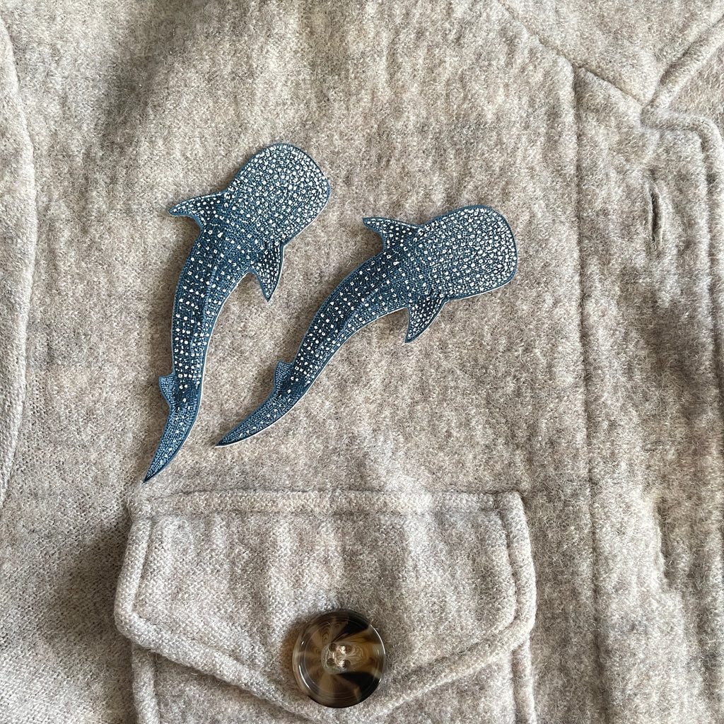 Whale Shark Iron On Patch