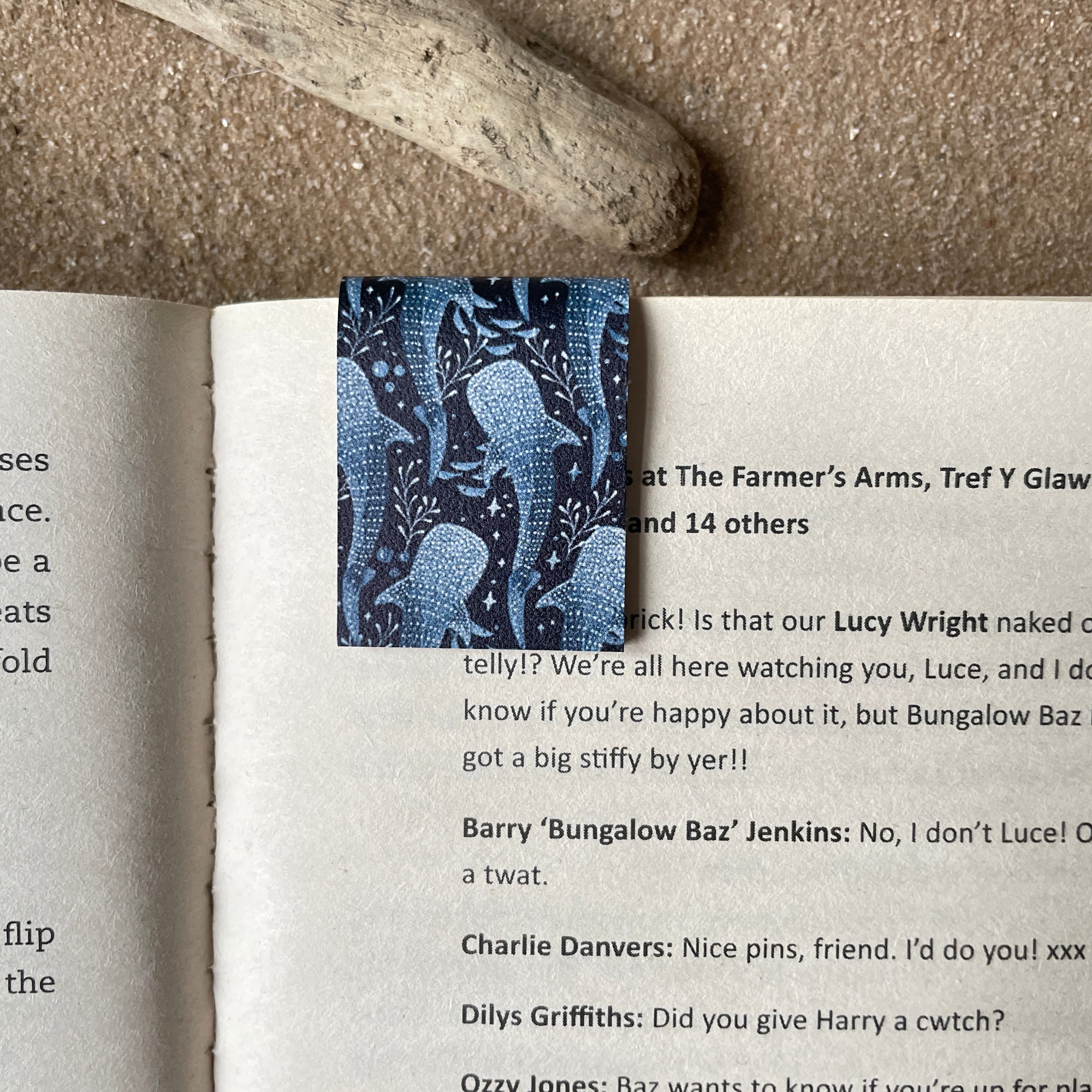 Whale Shark Magnetic Bookmark