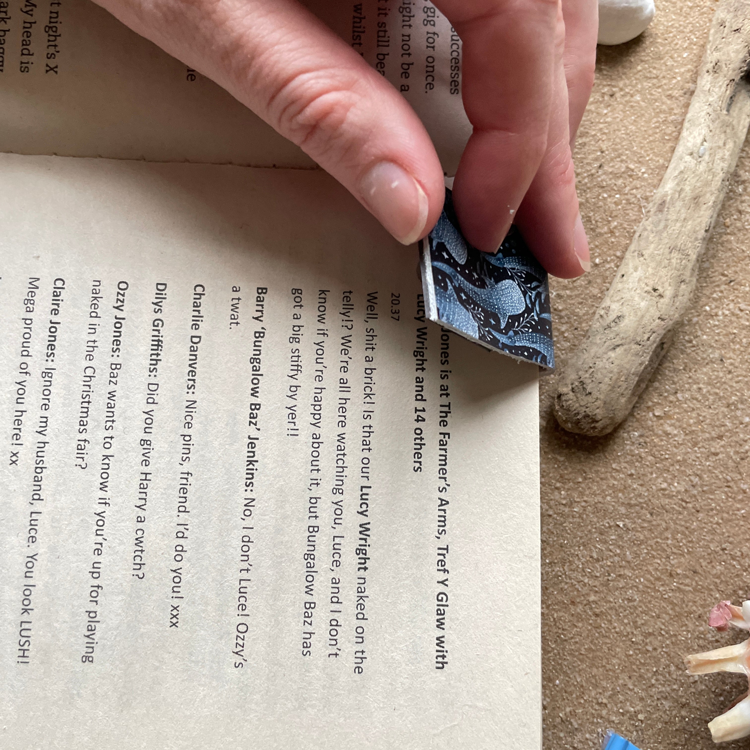 Whale Shark Magnetic Bookmark