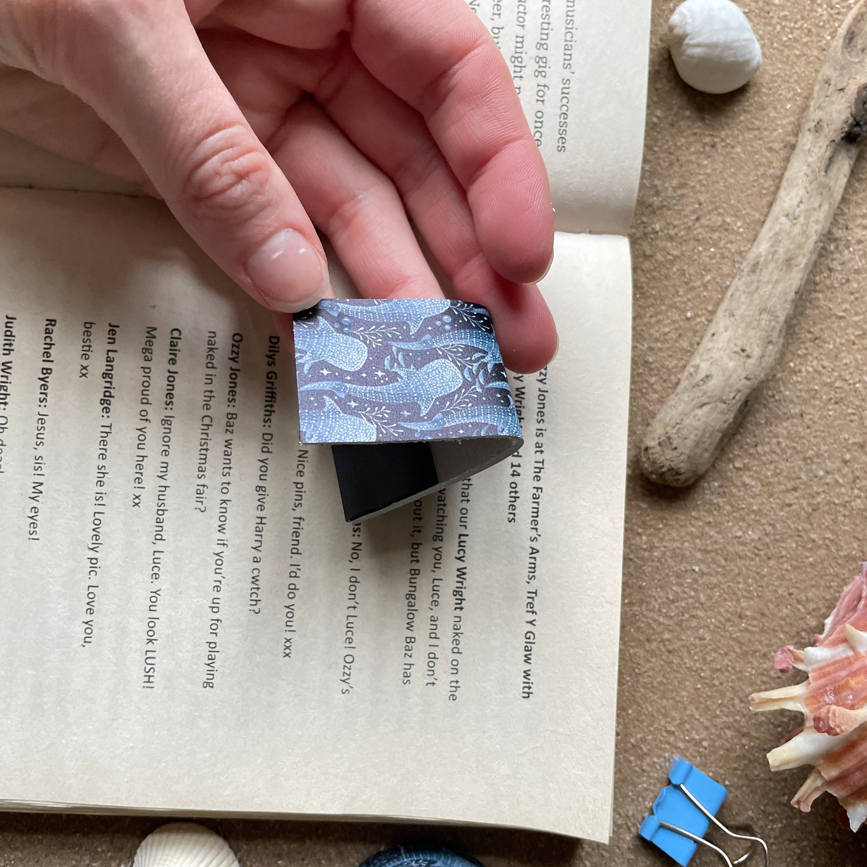 Whale Shark Magnetic Bookmark