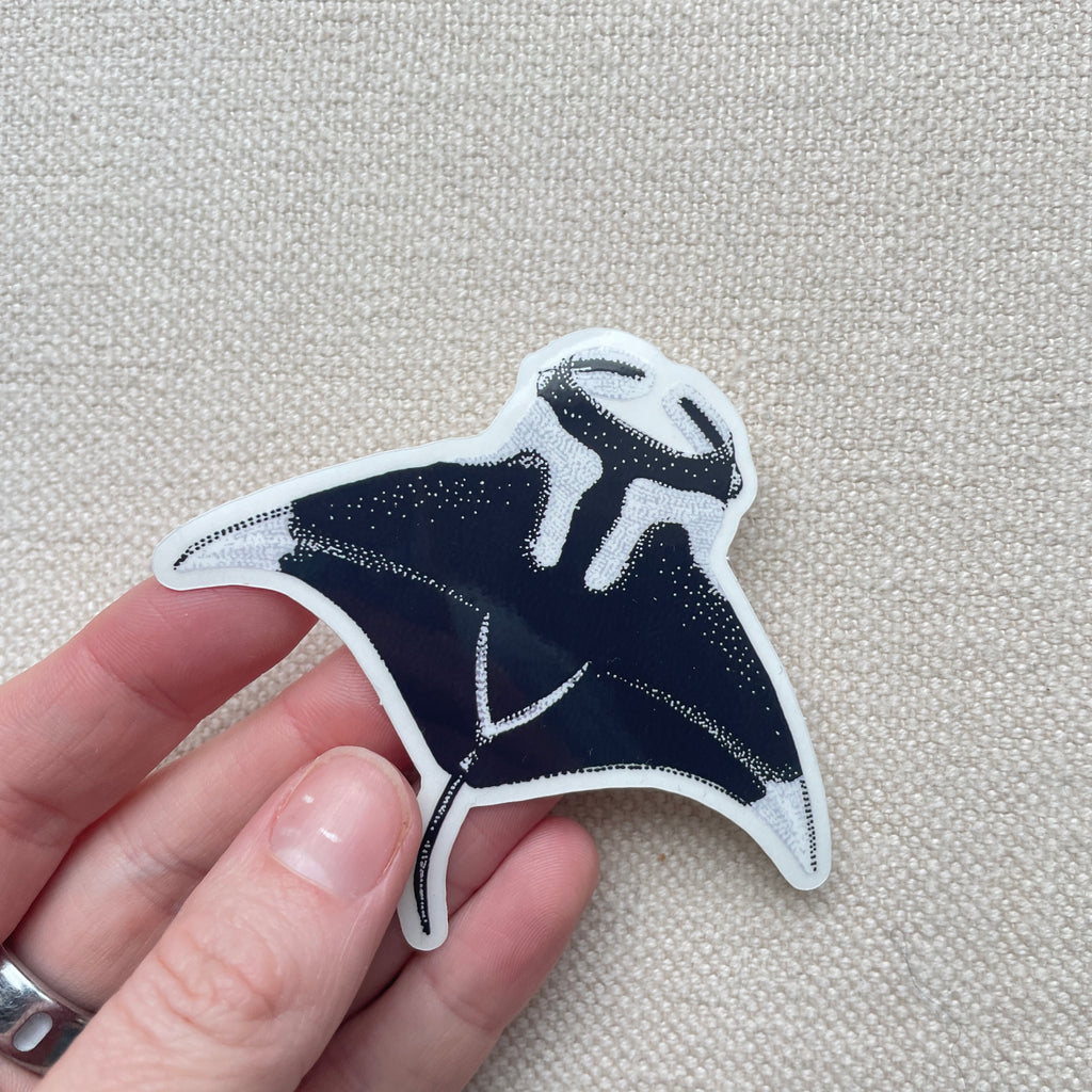 Manta Ray Sticker