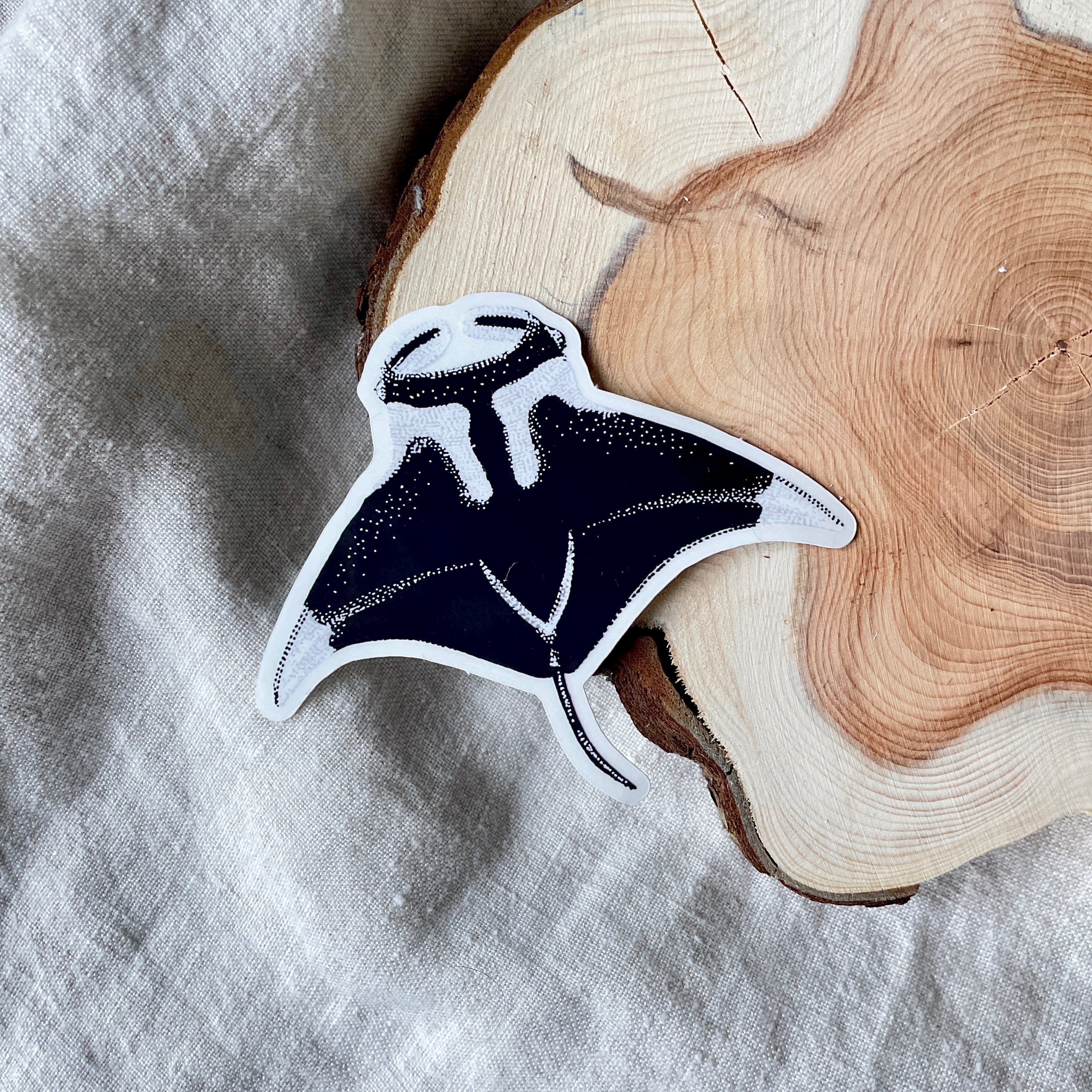 Manta Ray Sticker