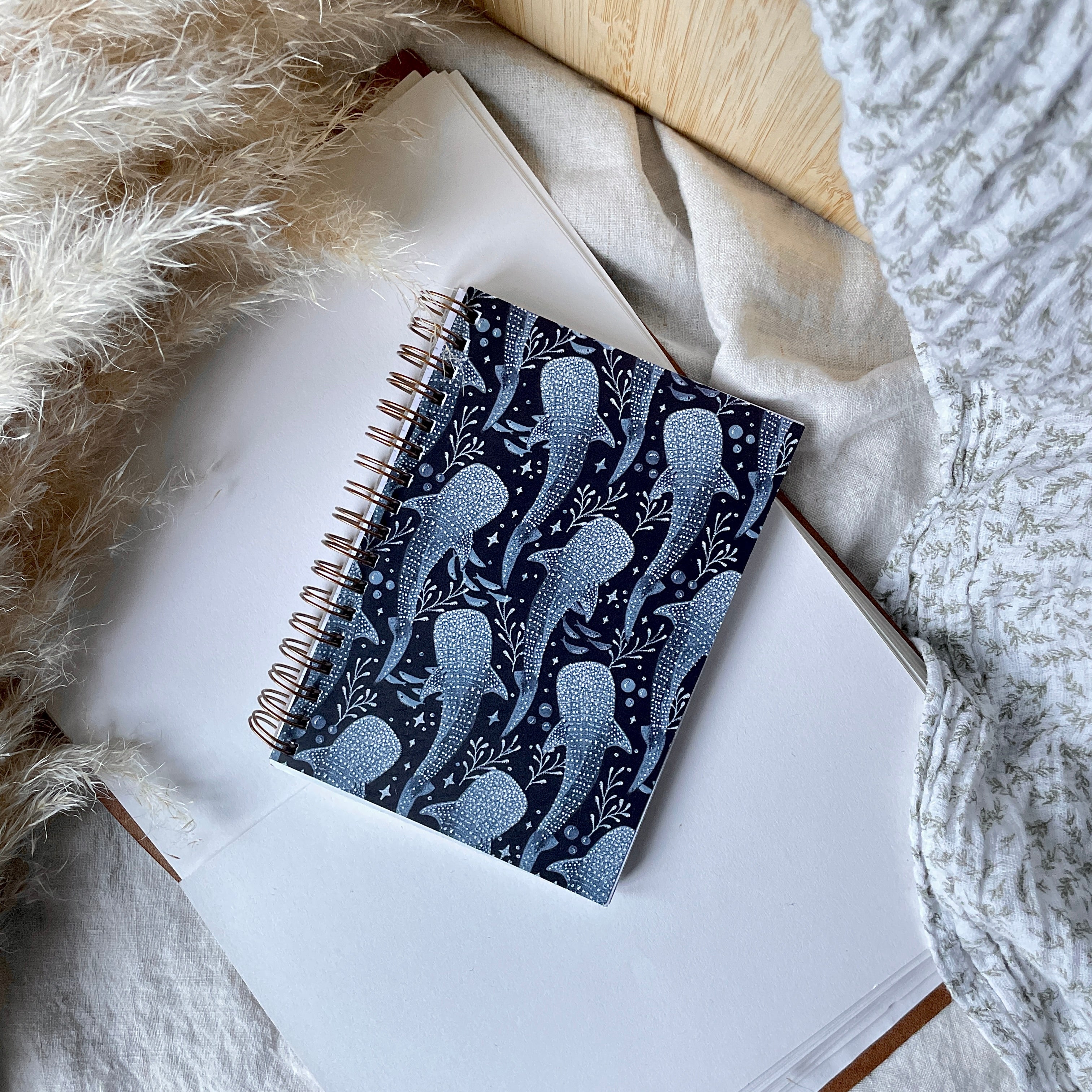 Whale Shark Spiral Notebook