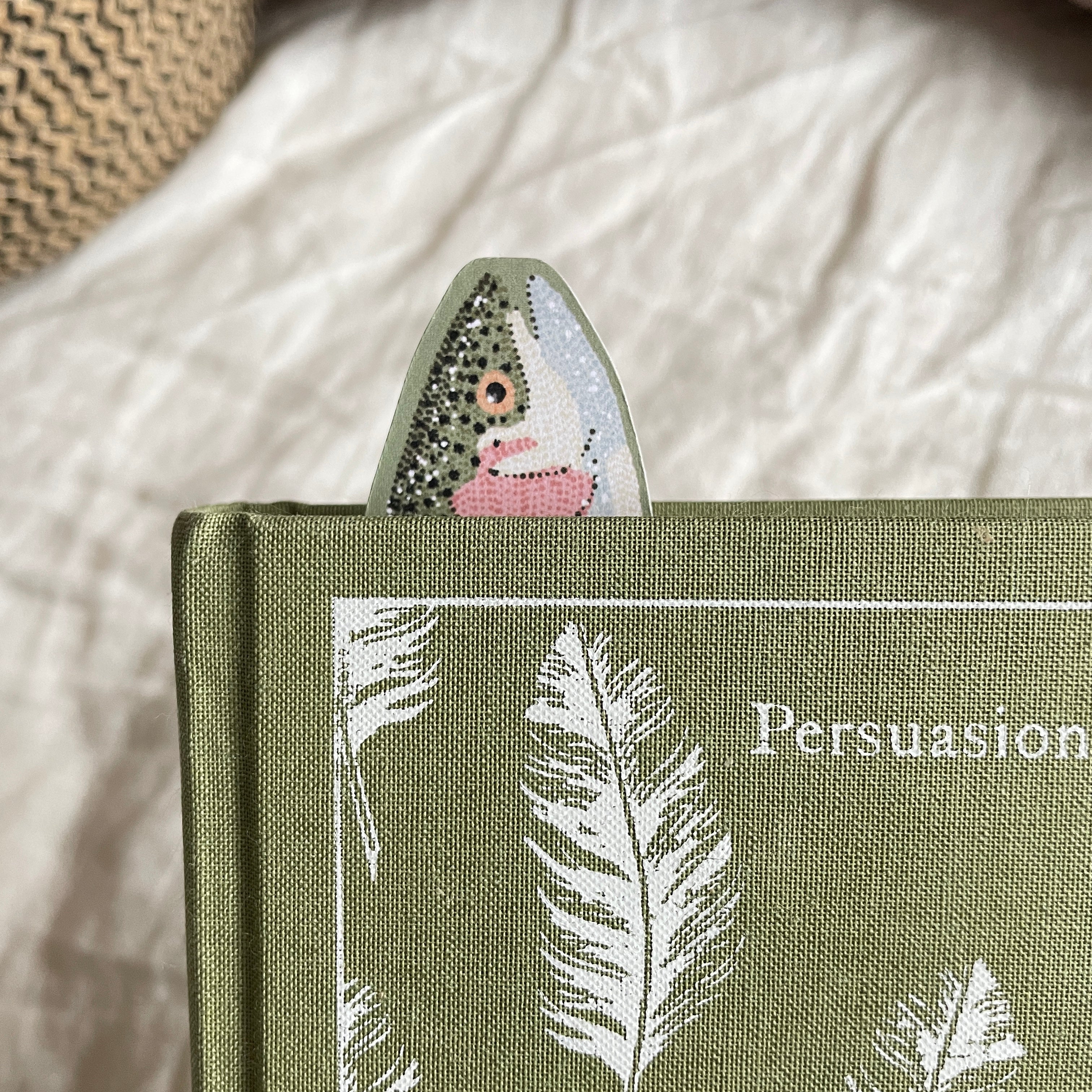 Rainbow Trout Die Cut Bookmark