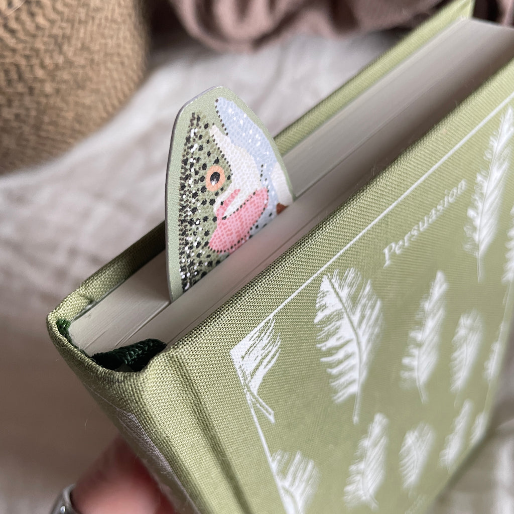 Rainbow Trout Die Cut Bookmark