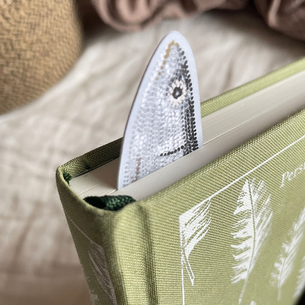 Sardine Die Cut Bookmark