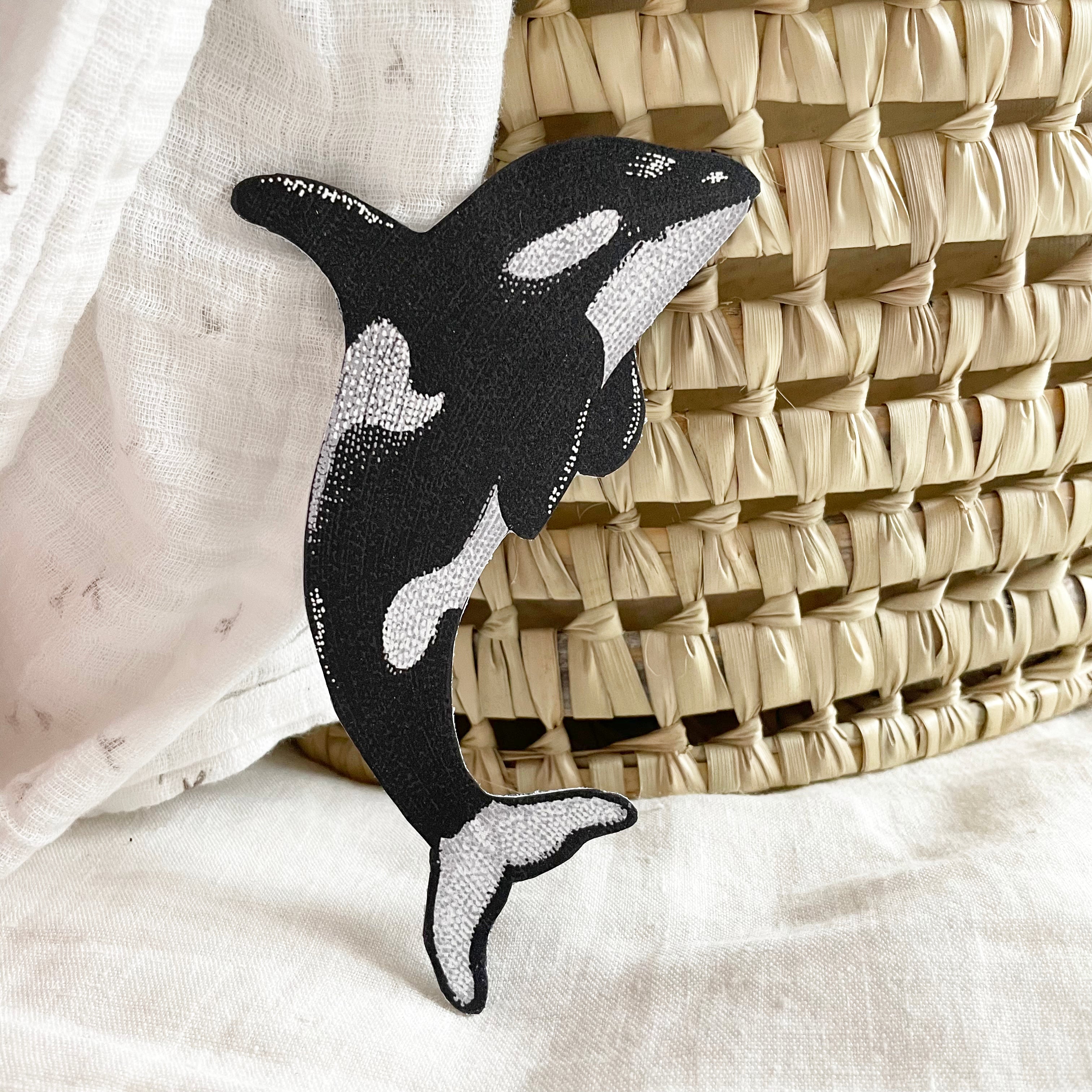 Orca Leather Bookmark