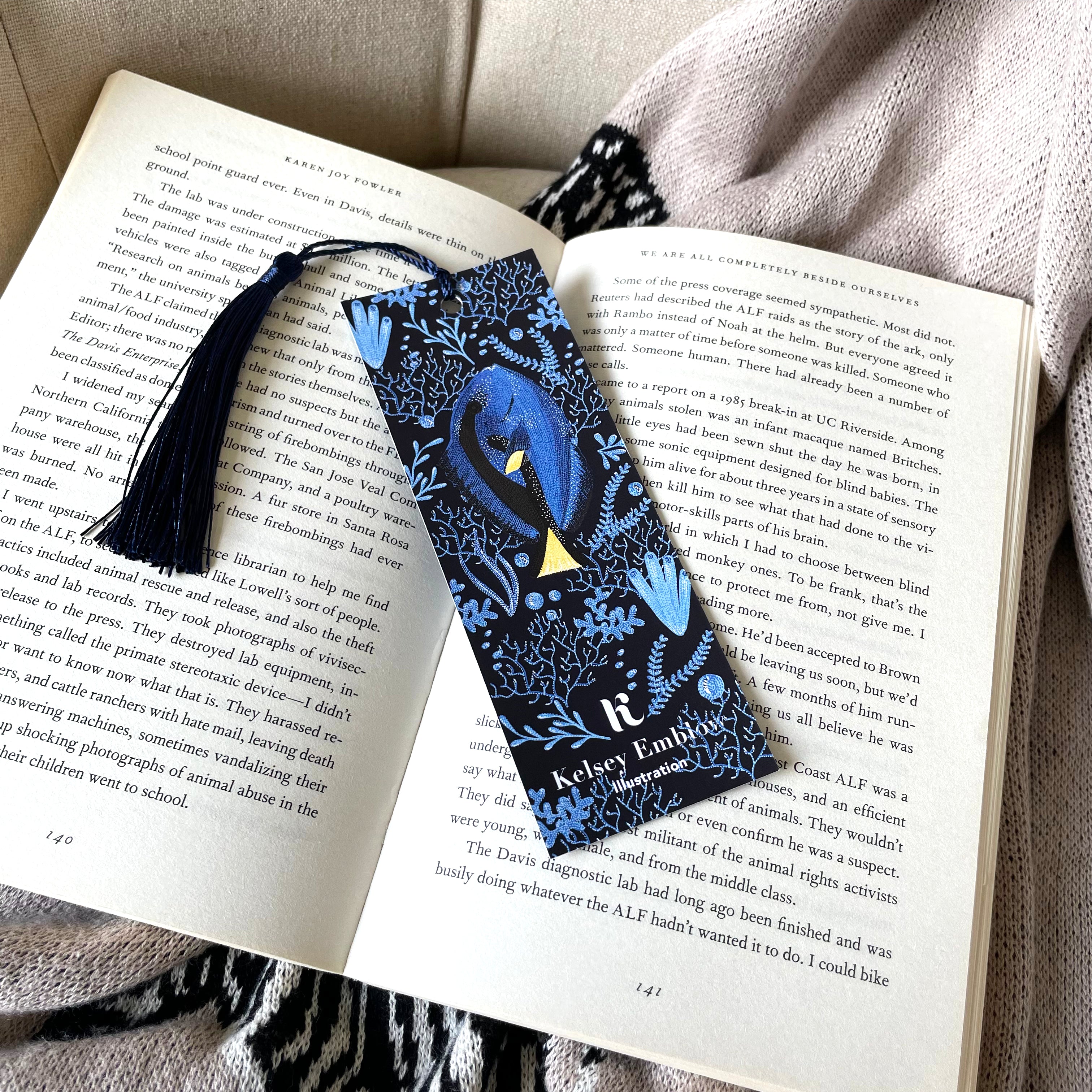 Blue Tang Bookmark
