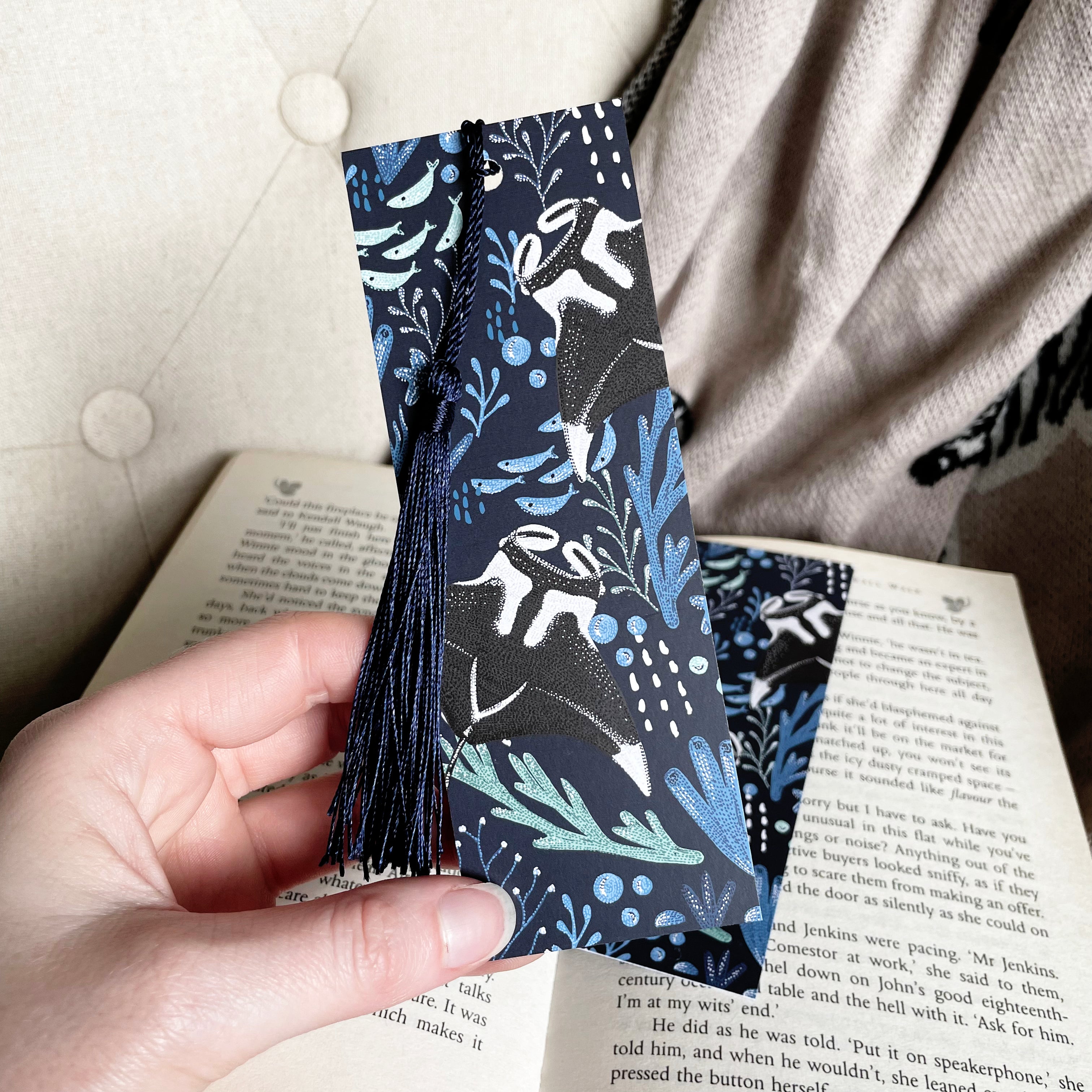 Manta Ray Bookmark