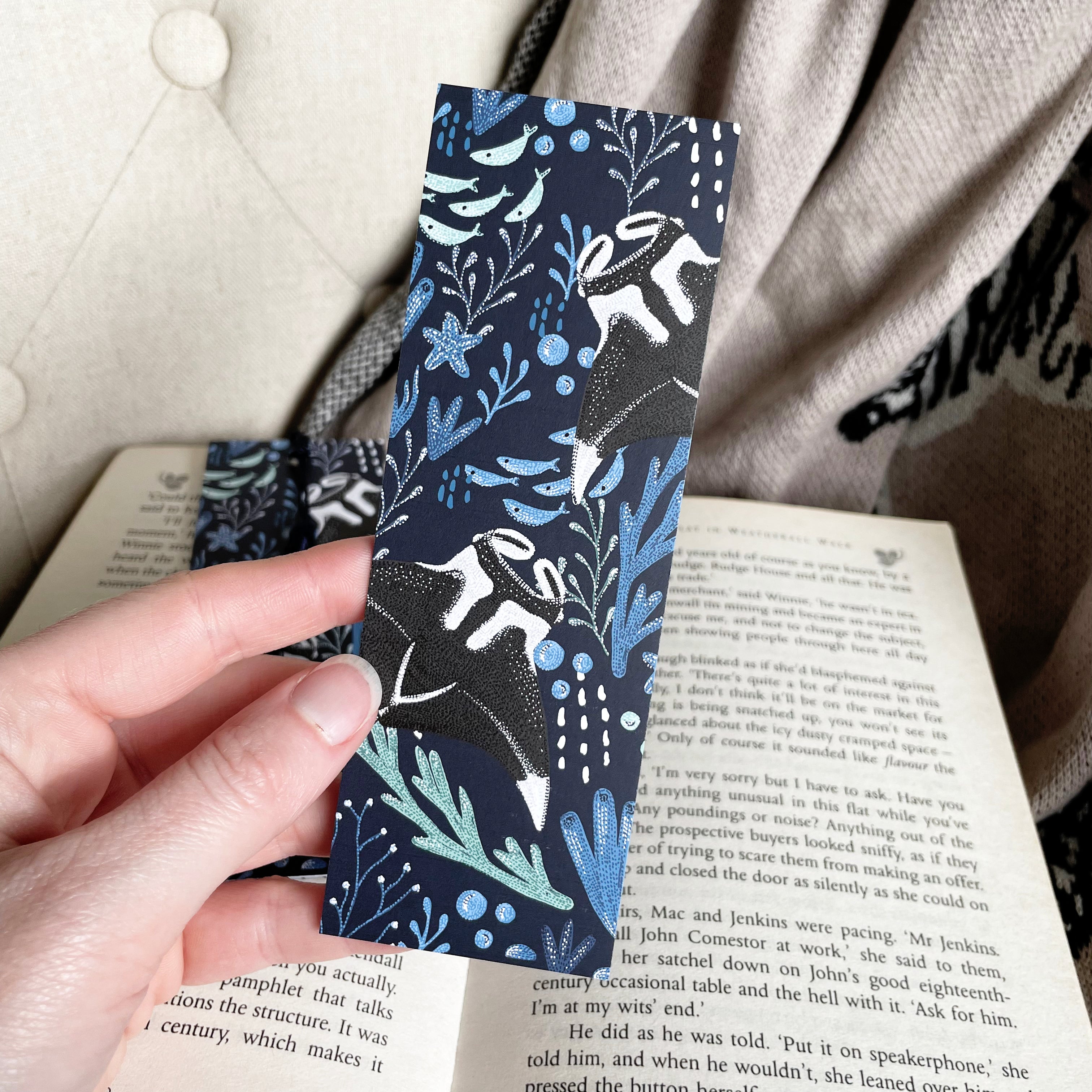 Manta Ray Bookmark