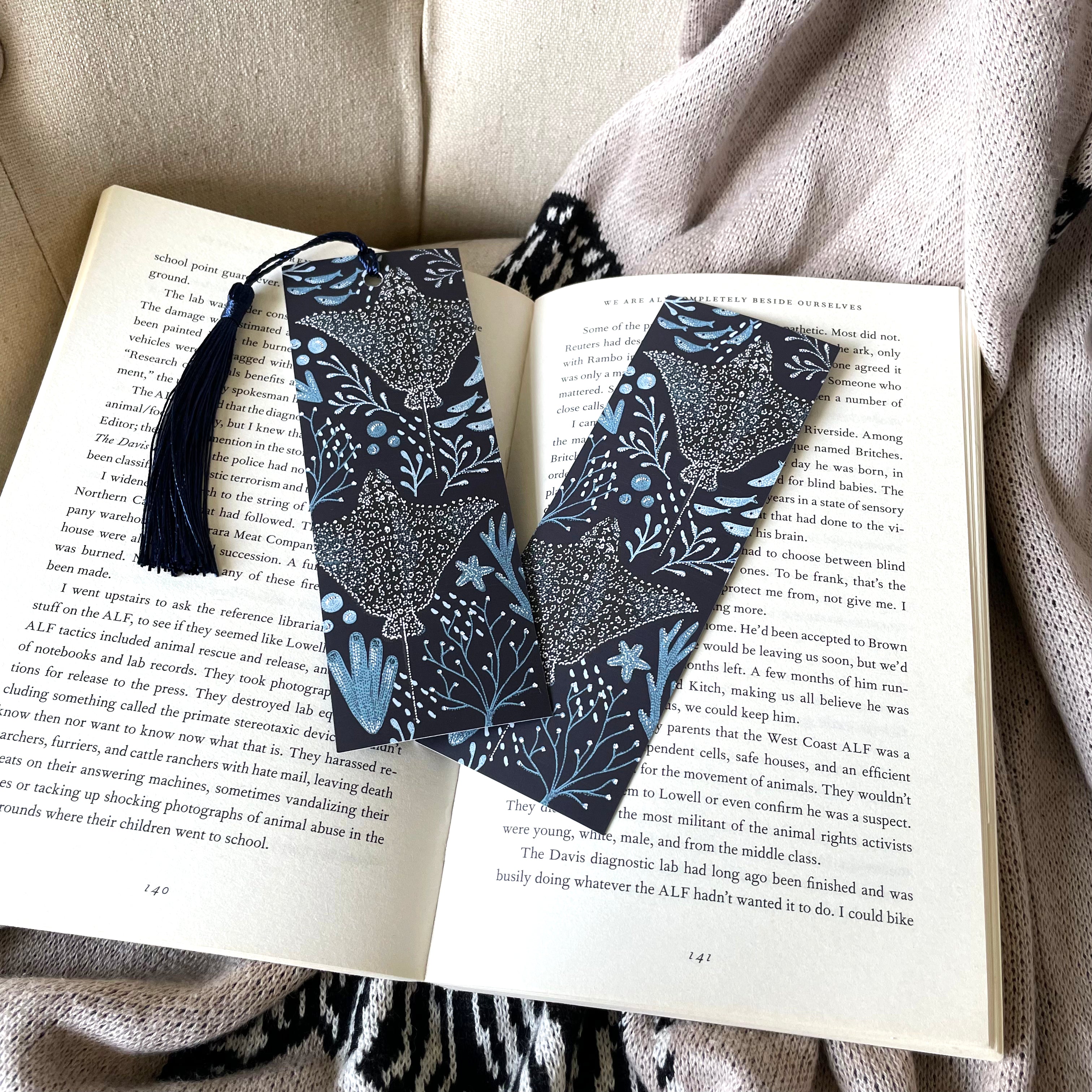White Spotted Eagle Ray Bookmark