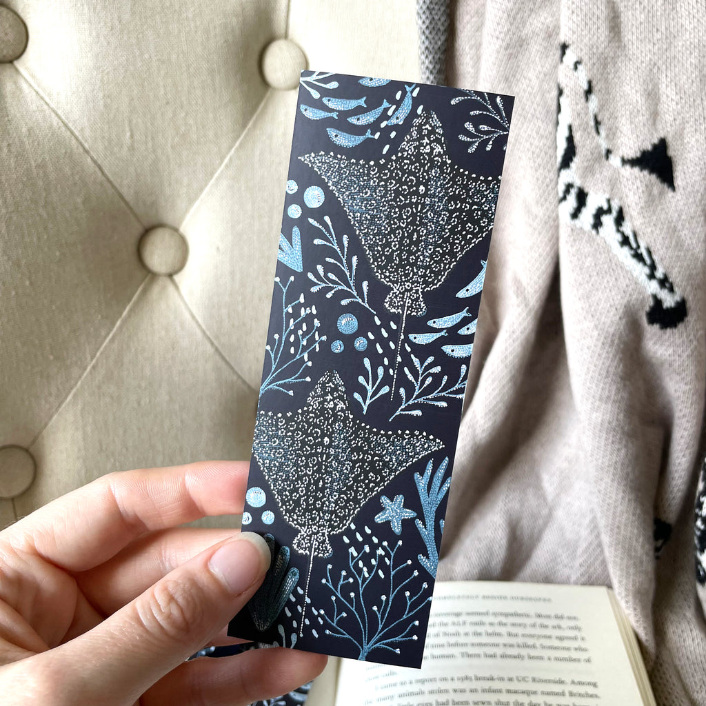 White Spotted Eagle Ray Bookmark