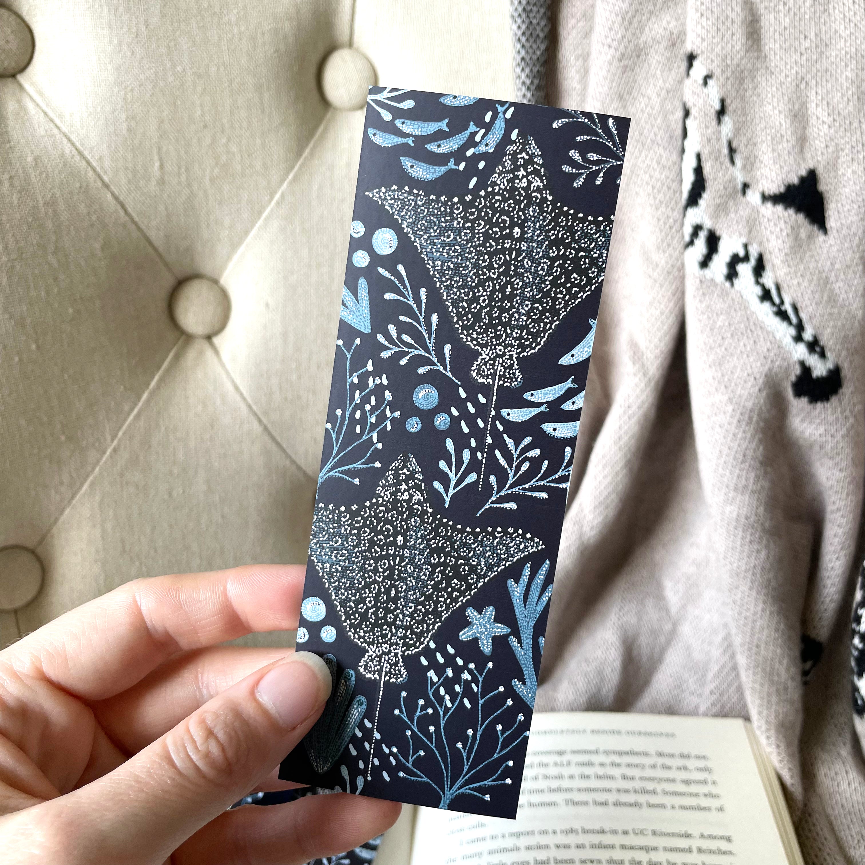 White Spotted Eagle Ray Bookmark