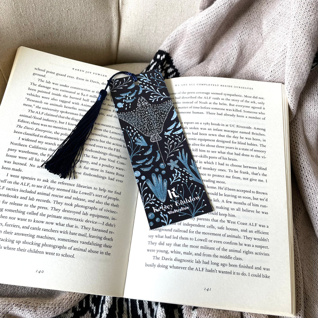 White Spotted Eagle Ray Bookmark