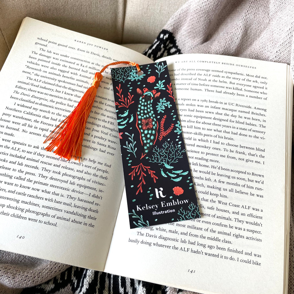 Neon Sea Slug Bookmark