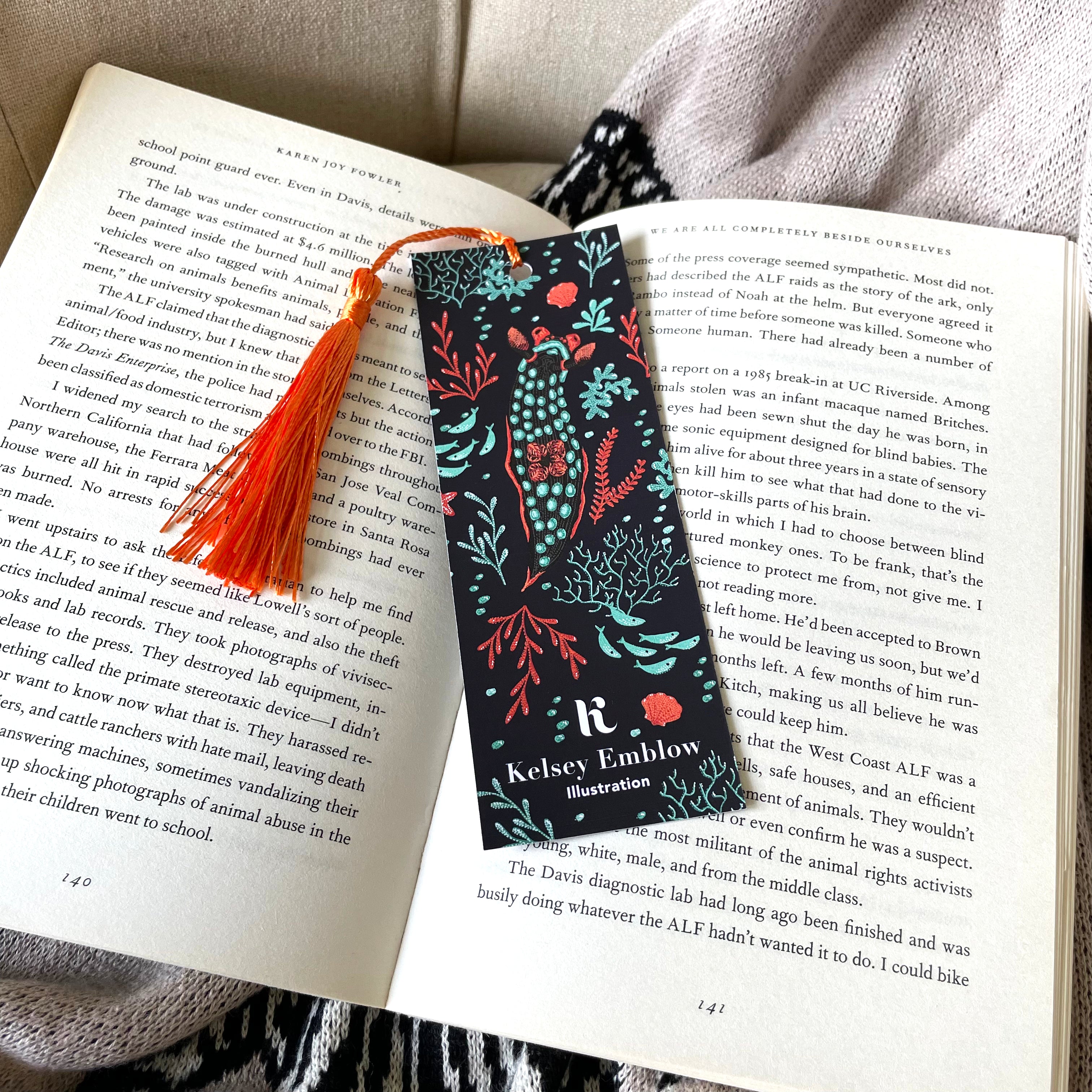 Neon Sea Slug Bookmark